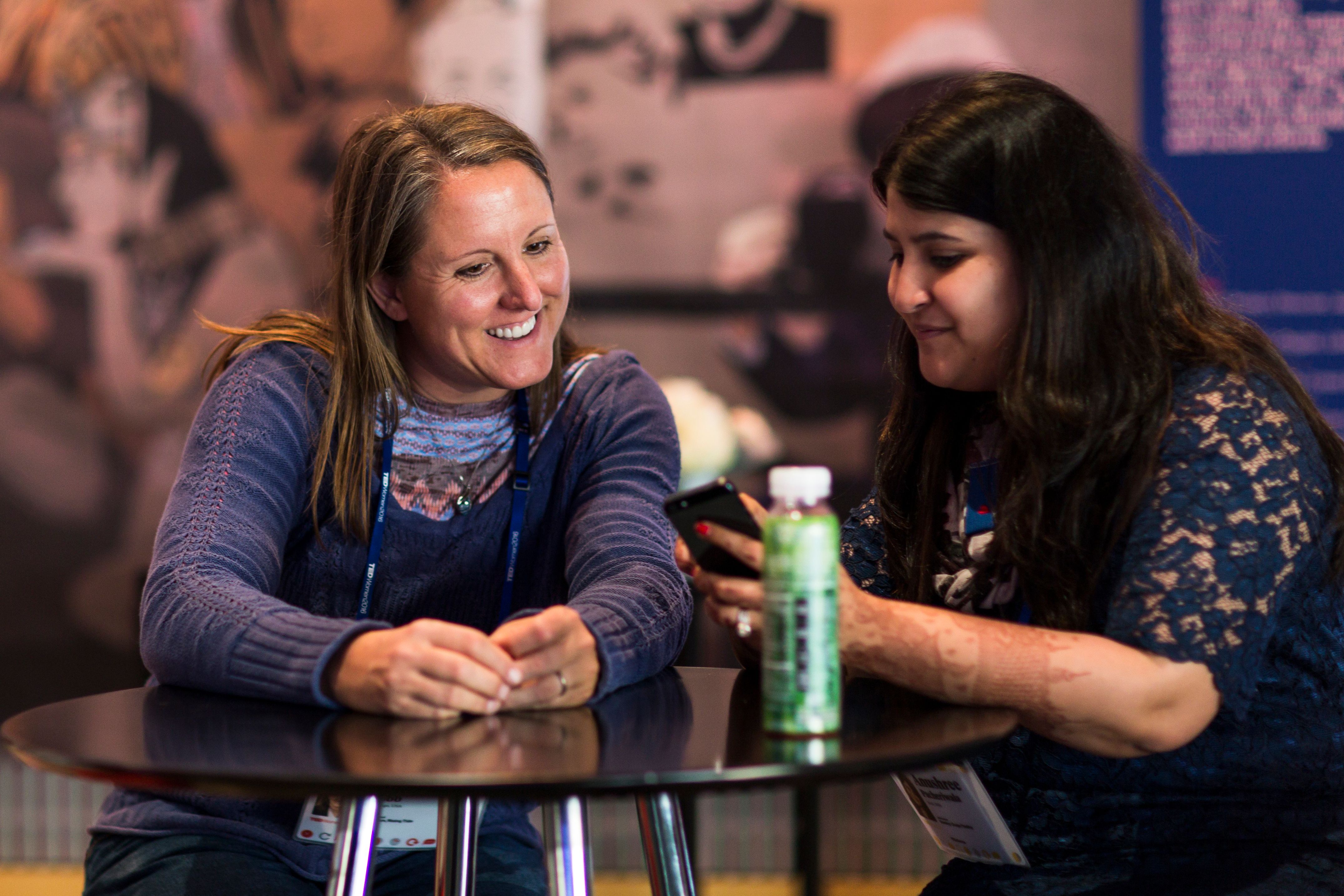 Two people on a Braindate